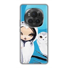 Чохли з принтом СОВИ для Huawei Honor Magic 6 Pro – Дівчинка Сова