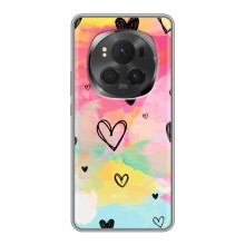 Чохли з тематикою "Маленькі Сердчеки" на Huawei Honor Magic 6 Pro (Яскраві серця)