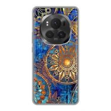 Чохли з сенсом на Huawei Honor Magic 6 Pro (Золоті узори)