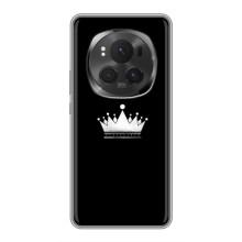 Чохол (Корона на чорному фоні) для Хорон Меджік 6 Про (Біла корона)