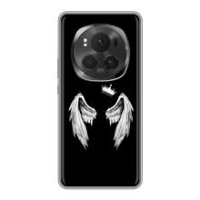 Чохол (Корона на чорному фоні) для Хорон Меджік 6 Про (Крила і корона)