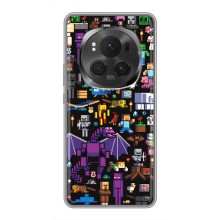 Чохол майнкрафт для Huawei Honor Magic 6 Pro – Усі персонажі