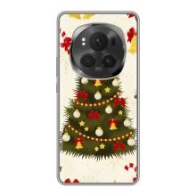 Чохол новорічна ялинка на Huawei Honor Magic 6 Pro (Новорічний принт)
