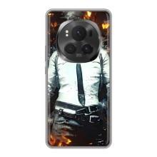 Чохол з картинкою "Герой Pubg" на Huawei Honor Magic 6 Pro (Man Пубг)
