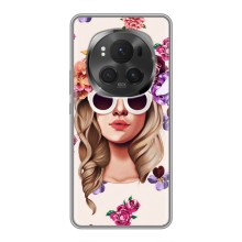 Чохол з картинкою Модні Дівчата Huawei Honor Magic 6 Pro (Дівчина в окулярах)