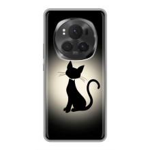 Чохол з принтом для Huawei Honor Magic 6 Pro (AlphaPrint) Модні коти (Силует котика)