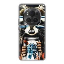 Чохол з принтом для Хорон Меджік 6 Про - (Прикольні) (AlphaPrint) (Єнот з банкою)