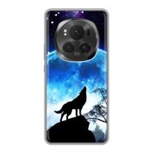 Чохол з Вовком на Huawei Honor Magic 6 Pro (Виє на місяць)