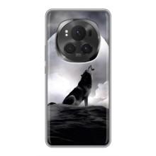 Чохол з Вовком на Huawei Honor Magic 6 Pro (Вовк і місяць)