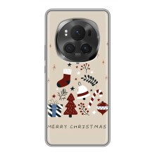 Чехол Санта Клаус для Huawei Honor Magic 6 Pro (Merry Christmas)