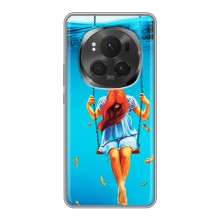Чохол Стильні дівчата на Huawei Honor Magic 6 Pro – Дівчина на гойдалці