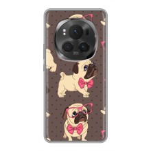 Чохол (ТПУ) Милі песики для Huawei Honor Magic 6 Pro (Песик Мопсікі)