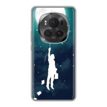 Чохол (ТПУ) з планетами на Huawei Honor Magic 6 Pro (To The moon)