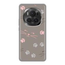 Чохол з малюнком кіт на Huawei Honor Magic 6 Pro (Лапи і вуса)