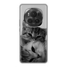 Чохол з малюнком кіт на Huawei Honor Magic 6 Pro (Пара котів)
