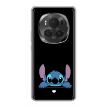 Чехол с принтом Стич на Huawei Honor Magic 6 Pro – Стич на черном