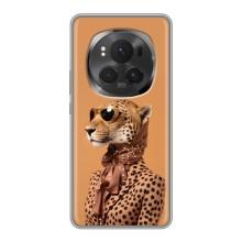 Чохол з принтом стильні тварини для Хорон Меджік 6 Про (Стильний леопард)