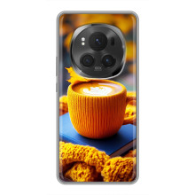 Чехол с уникальным дизайном «Осень с кофе» для Huawei Honor Magic 6 Pro – Кофе с жёлтым