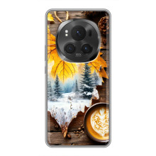 Чехол с уникальным дизайном «Осень с кофе» для Huawei Honor Magic 6 Pro – Осенне-зимнее кофе