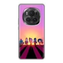 Силіконовый Чохол на Huawei Honor Magic 6 Pro з картинкою Brawl Stars (Персонажі на заході сонця)