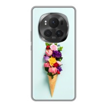Чохли з тематикою "КВІТИ" на Huawei Honor Magic 6 Pro (Квітка-морозиво)
