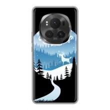 Силиконовый бампер на рождество для Huawei Honor Magic 6 Pro (Рождественский Олень)