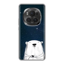 Силіконовий бампер з картинкою звірів для Huawei Honor Magic 6 Pro – Ведмедиця