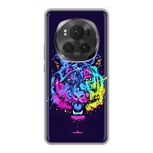 Силіконовий бампер з картинкою звірів для Huawei Honor Magic 6 Pro – Тигр-Арт