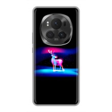 Силіконовий бампер з картинкою звірів для Huawei Honor Magic 6 Pro – Яскравий олень