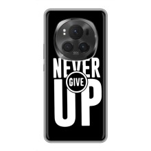 Силіконовый Чохол на Huawei Honor Magic 6 Pro з картинкою НАЙК – Never Give UP
