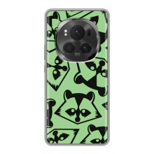 Силіконовий Чохол з Энотами  на Huawei Honor Magic 6 Pro – Мордочки Єнота