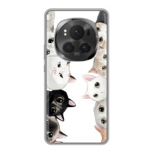 Силіконовий чохол з котиком для Huawei Honor Magic 6 Pro – Коти