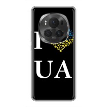 Силіконовий Чохол  на Huawei Honor Magic 6 Pro (Я-Україна) (I Love UA)