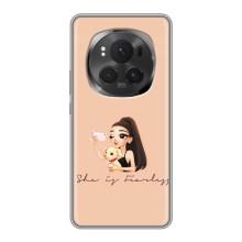 Силіконовый Чохол на Huawei Honor Magic 6 Pro з картинкой Модных девушек – З собакою