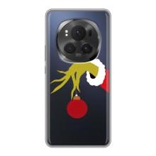 Зимні Чохли для Хорон Меджік 6 Про - прозорий фон (Грінч з іграшкою)