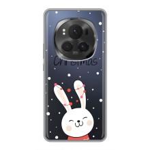 Зимні Чохли для Хорон Меджік 6 Про - прозорий фон (Різдвяний заєць)