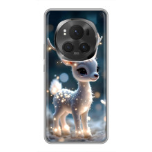 Яскравий чохол для Huawei Honor Magic 6 Pro з Зимові Оленята (Блискуче оленятко)