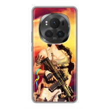 ЗСУ Чехлы (TPU) для Huawei Honor Magic 6 Pro (Женщина солдат)
