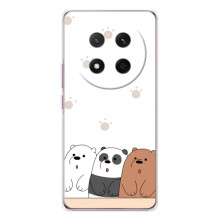Чехлы с изображением разных животных для Huawei Honor Magic 7 Lite (Удивленные медвеженки)