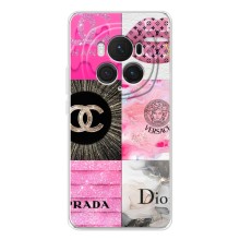 Чохол (Dior, Prada, YSL, Chanel) для Huawei Honor Magic 7 Lite (Модніца)