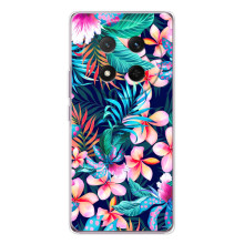 Чохол для Хонор Меджік 7 Лайт - з принтом (Дизайнерські) (AlphaPrint) (Мальовничі квіти)