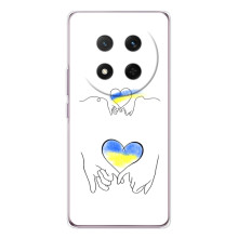 Чехол для Патриота Украины Huawei Honor Magic 7 Lite - (AlphaPrint) (Мир Украине)