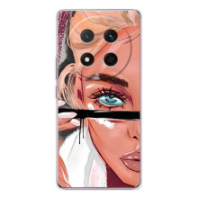 Чехол с печатью для Huawei Honor Magic 7 Lite - (Мода) (AlphaPrint) – Макияж