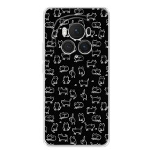 Чохол на тематику: Коти для Huawei Honor Magic 7 Lite – Котики на чорному