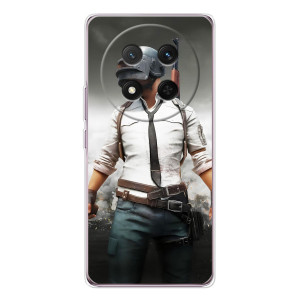 Силиконовый чехол с картинкой "Герой Pubg" на Huawei Honor Magic 7 Lite – Пабг