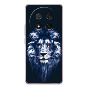 Чехол с картинкой на Huawei Honor Magic 7 Lite – Лев - синий