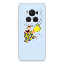 Чохол з картинкою Патрік на Huawei Honor Magic 7 Lite – Патрік із подушкою