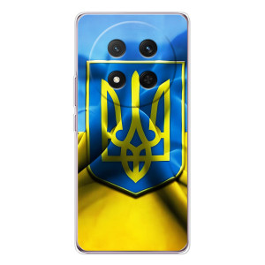 Чехол с картинкой (Патриотический ГЕРБ) на Huawei Honor Magic 7 Lite (Герб и Флаг Украины)