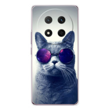 Чехол с принтом для Huawei Honor Magic 7 Lite (AlphaPrint) Модные коты (Стильный кот)