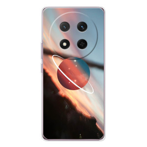 Чехол (ТПУ) с планетами на Huawei Honor Magic 7 Lite – Сатурн